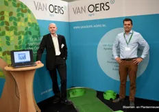 Arie de Jong en Coen van Dongen van Van Oers Agro. Het agro gedeelte van het bedrijf is speciaal gefocussed op de agrarische sector.